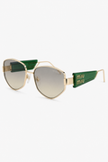 Miu Miu Green and Gold