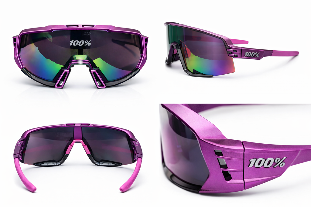 100% Purple sport Sunglasses