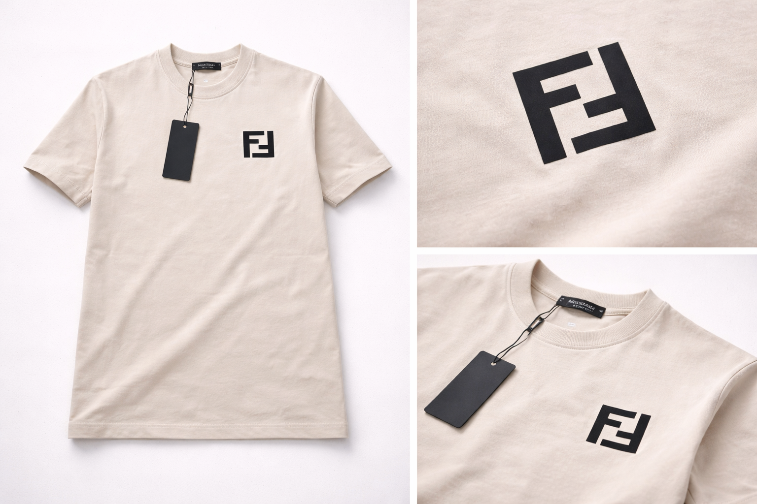 L Beige Fendi Top