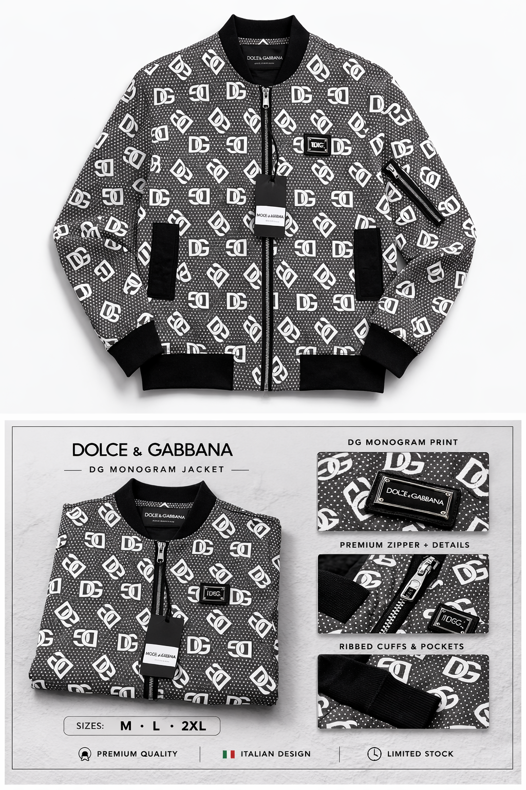 DG Zip Up Jacket