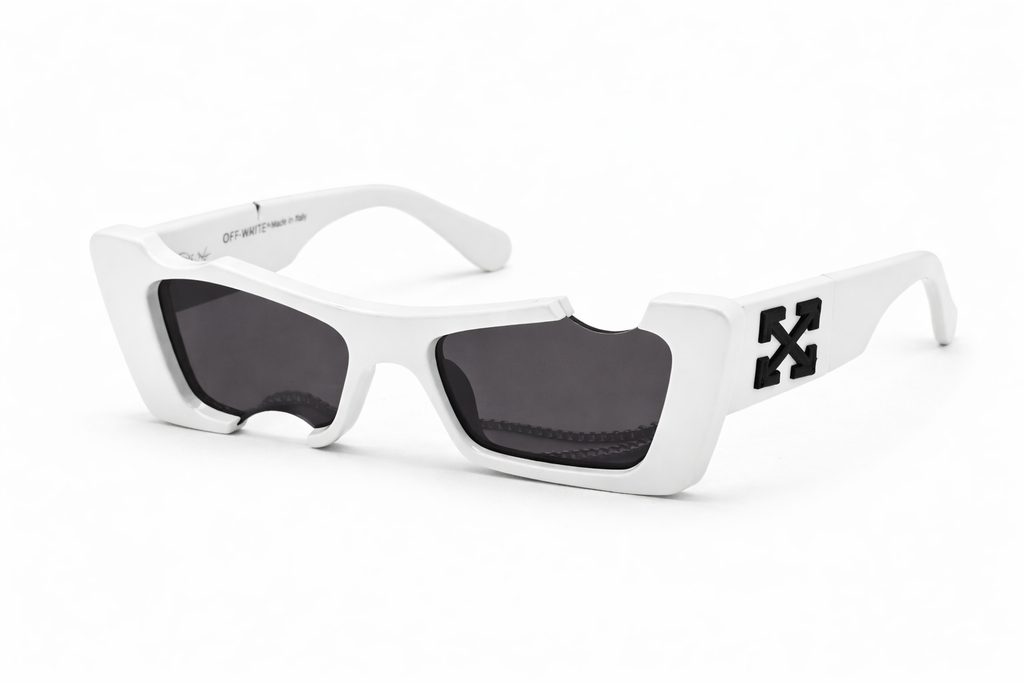 Off-White cut-out cat-eye sunglasses.